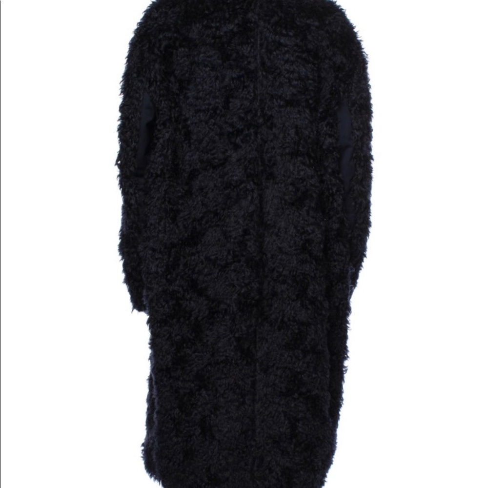 SportMax mohair shearing navy coat size M - Picture 4 of 8